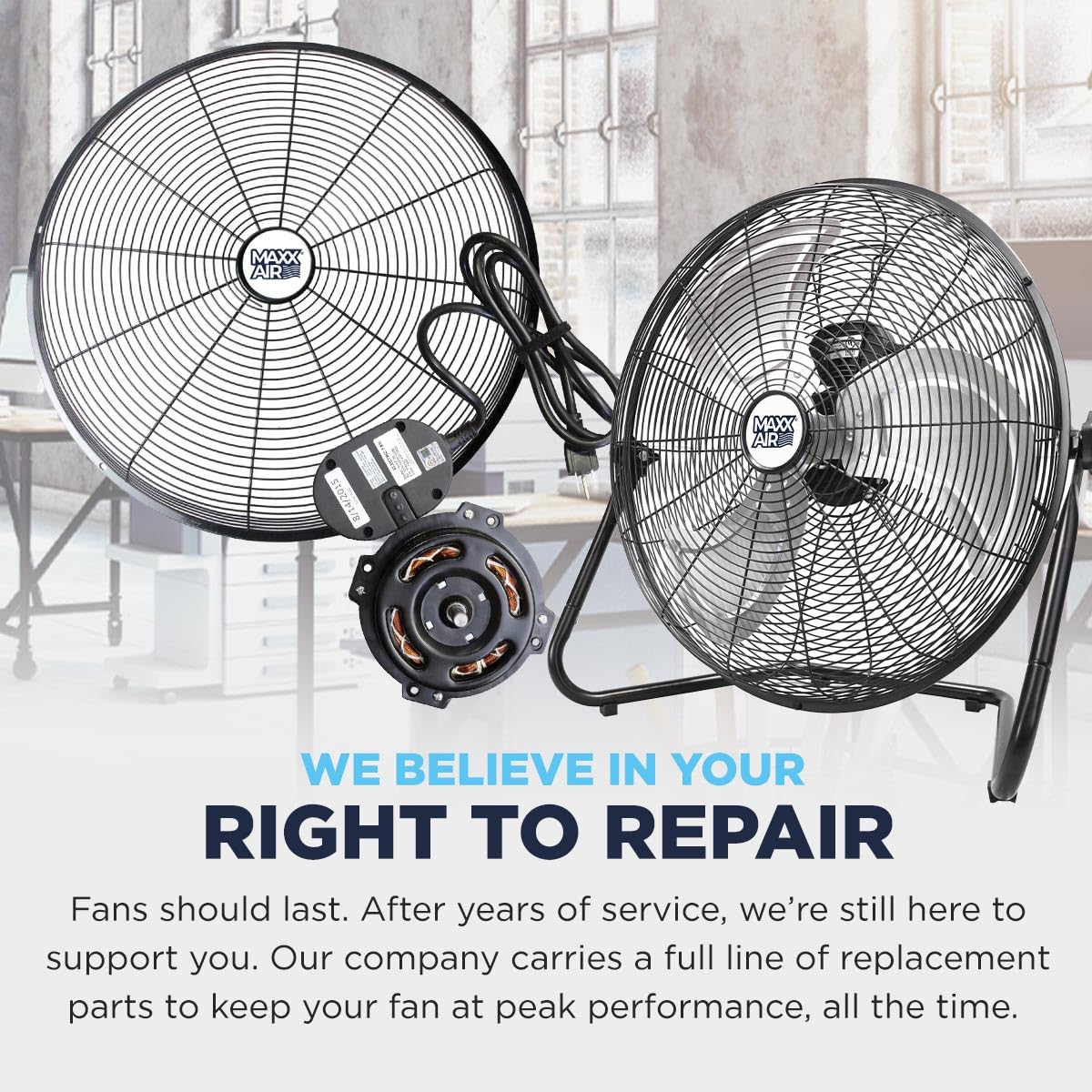 20 Inch 3-Speed High Velocity Wall Fan E23315