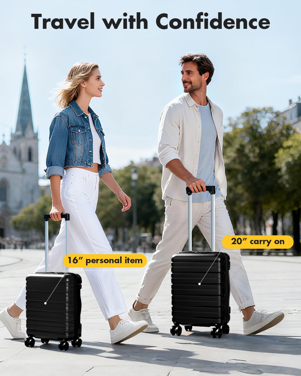 16 Inch Underseat Carry On Luggage B299