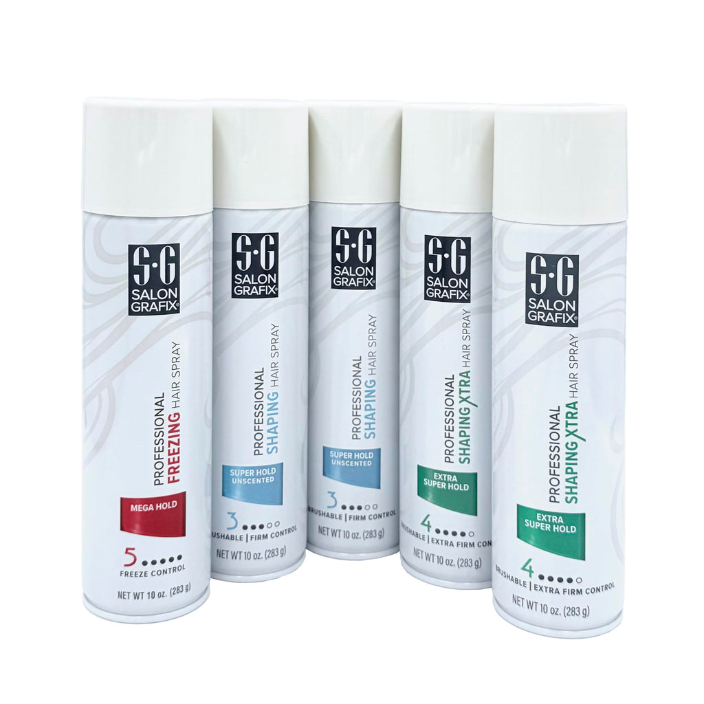 Mega Hold Unscented Quick-Drying Hairspray Pack of 5 O278027