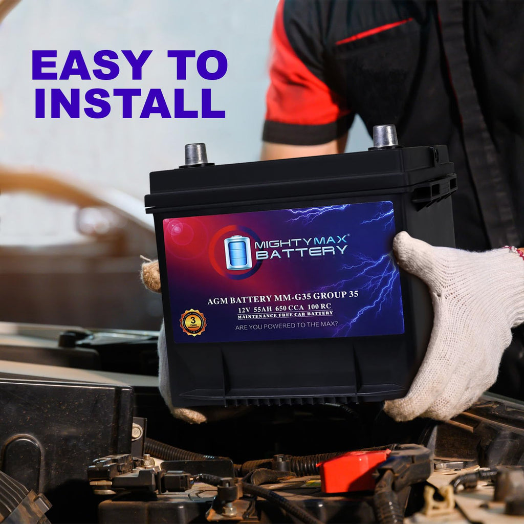 12V 55Ah AGM Replacement Battery V84401