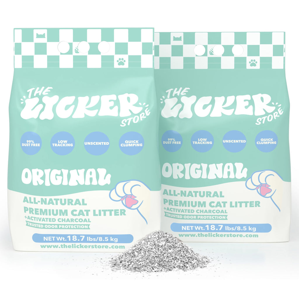 Unscented Clumping Bentonite Clay Cat Litter Set of 2 F22526