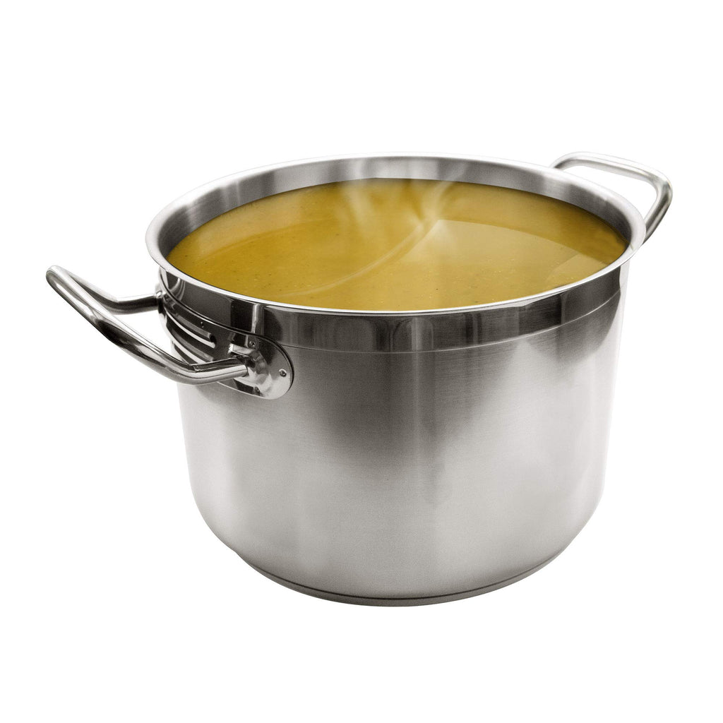 40 Qt Stainless Steel Stock Pot with Cover B807