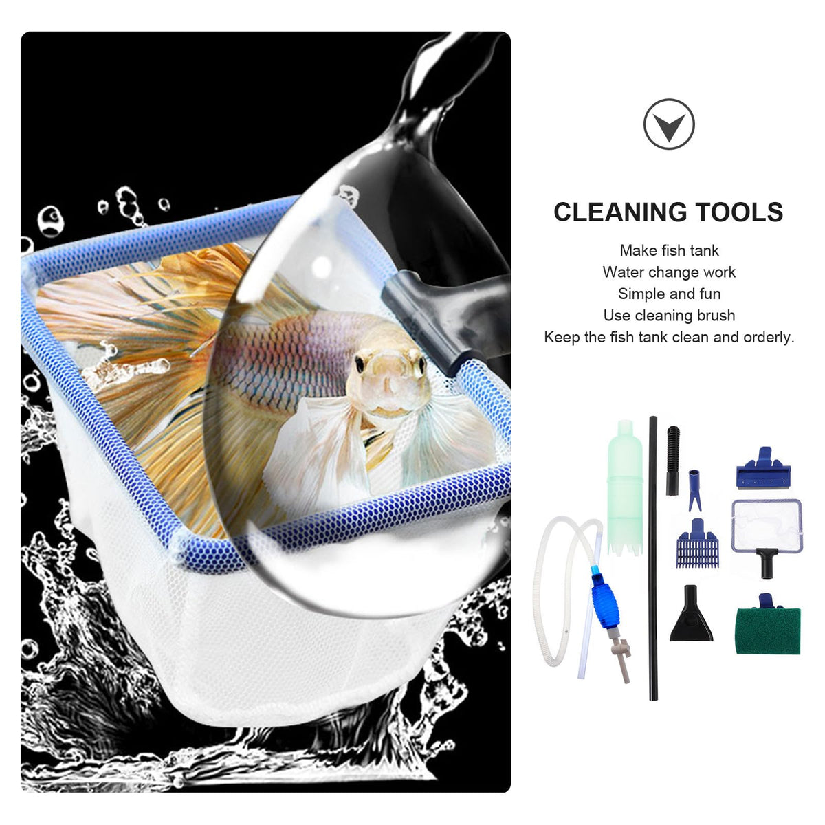 Fish Tank Water Changer Siphon Cleaner with Flow Control X671