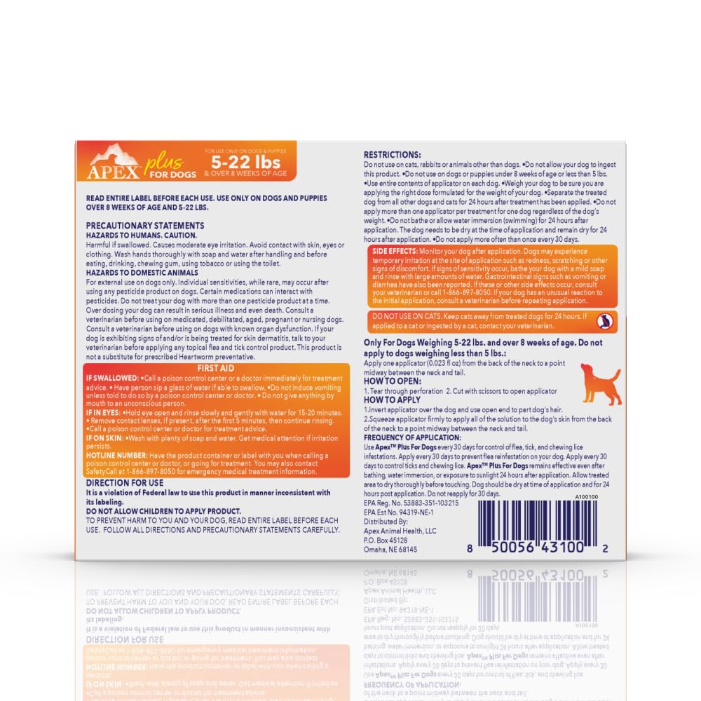 Flea & Tick Prevention for Small Dogs 3-Month Supply J7707