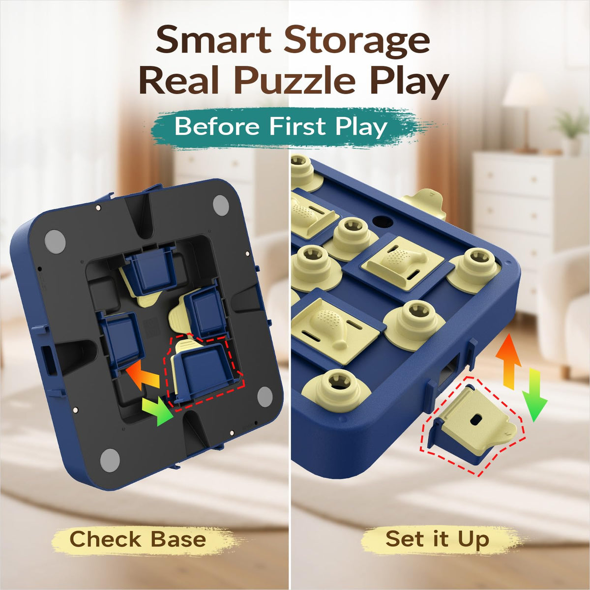 Dog Chess Puzzle Toy 3-Levels H587140