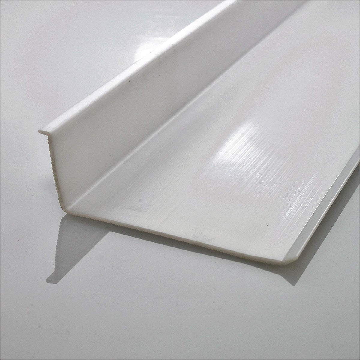 White Ribbed Acrylic Diffuser (L-Shaped, 24") U26971