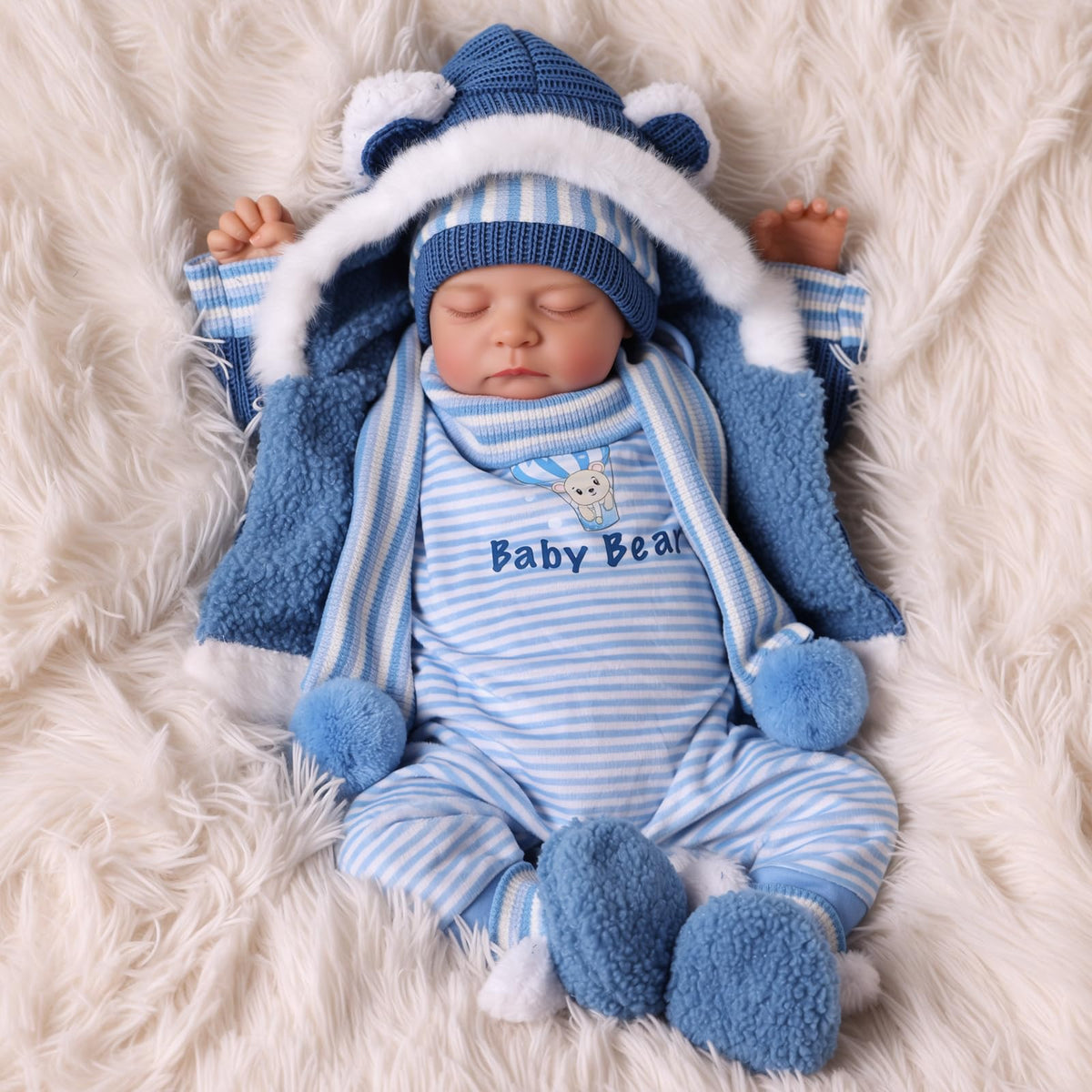 20 Inch Reborn Baby Dolls Boy Soft Body Z68377