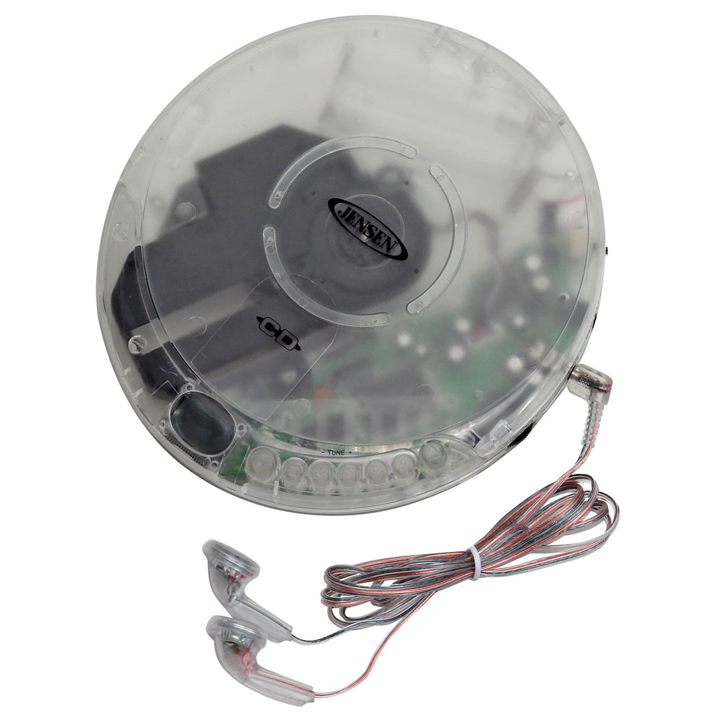 Portable CD Player Transparent Clear O22671