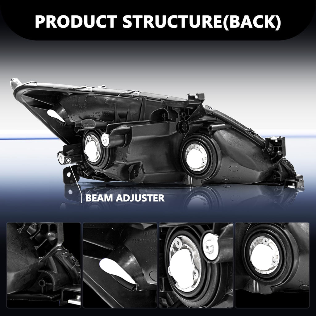 Black Clear Headlight Assembly G327301