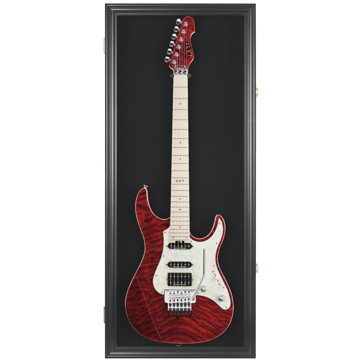 42" Electric Guitar Display Case Cabinet Shadow Box with Lock Q3469