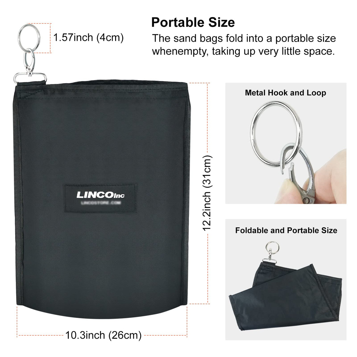 Adjustable Photography Backdrop Stand Kit with Carrying Bag V6716