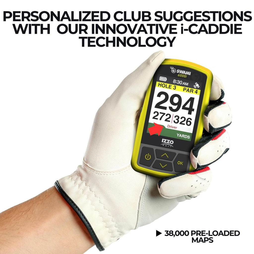 Handheld Golf GPS Water-Resistant Color Display with 38,000 Course Maps E63426
