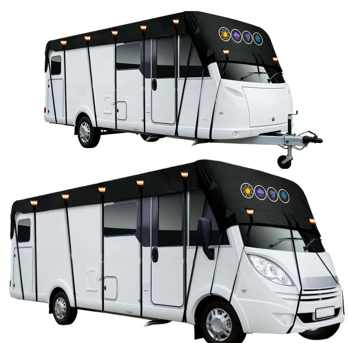 600D Waterproof RV Roof Cover G6254