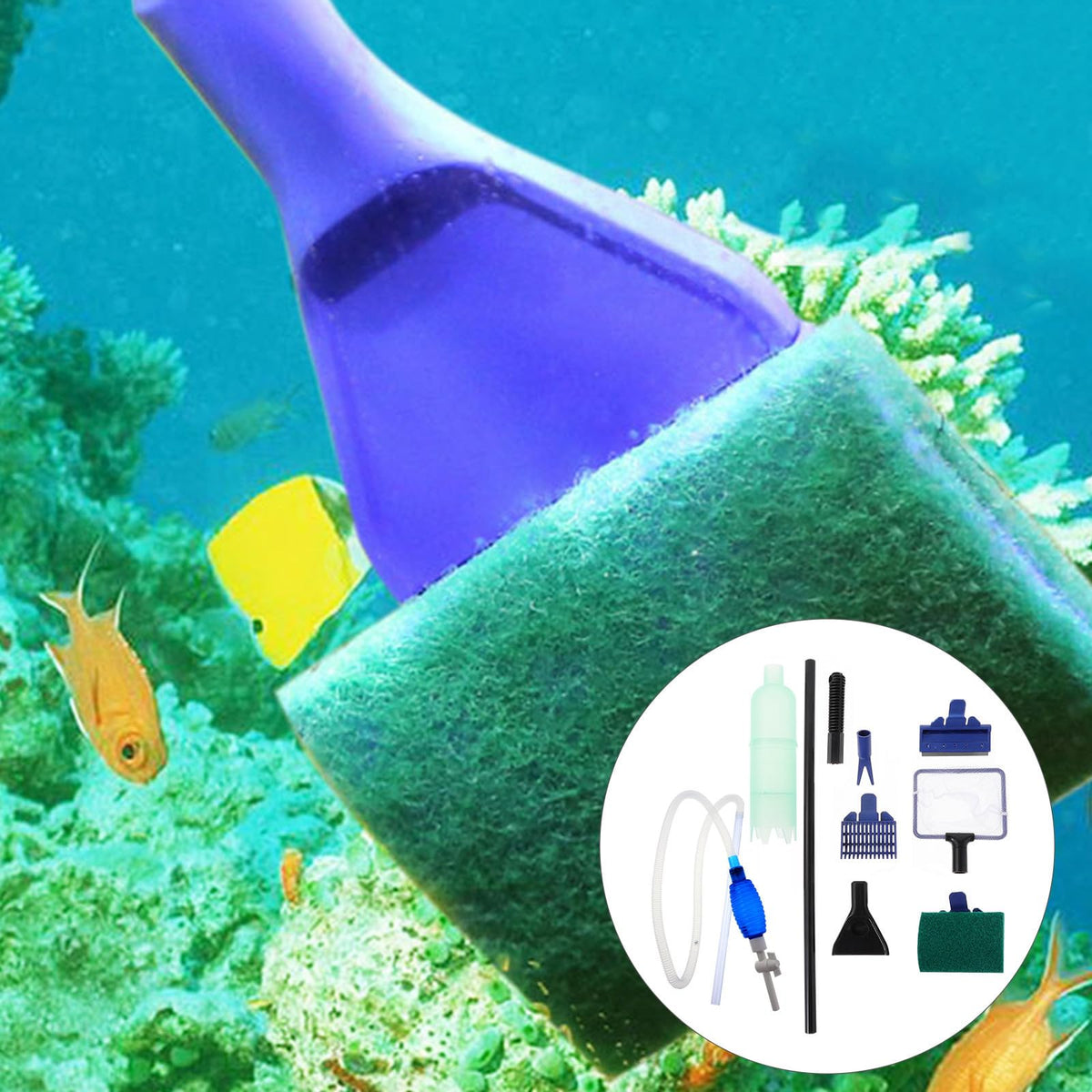 Fish Tank Water Changer Siphon Cleaner with Flow Control X671