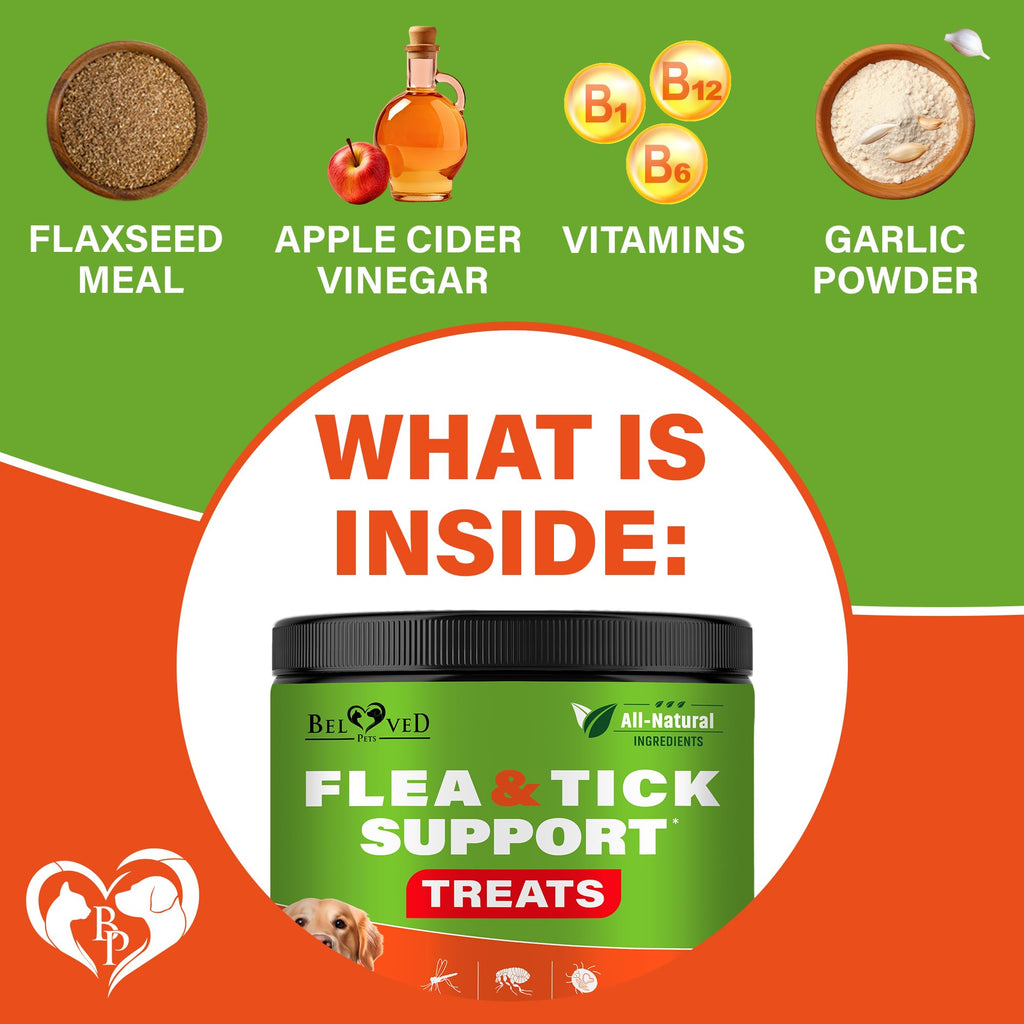 Chewable Flea and Tick Prevention Pills for Dogs J898514