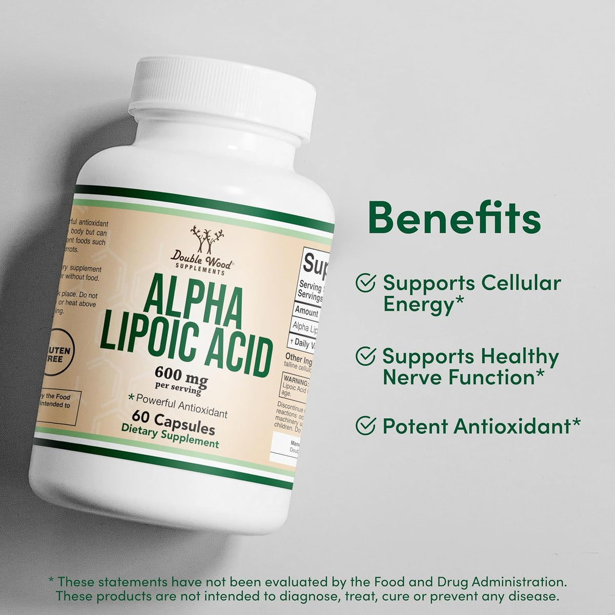 Alpha Lipoic Acid 600mg 60 Capsules F2641