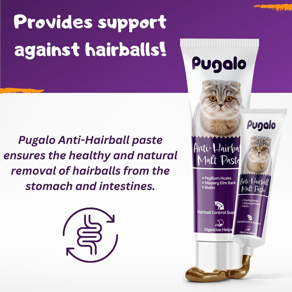 Cat Hairball Remedy Gel 100ml Malt Paste U8927