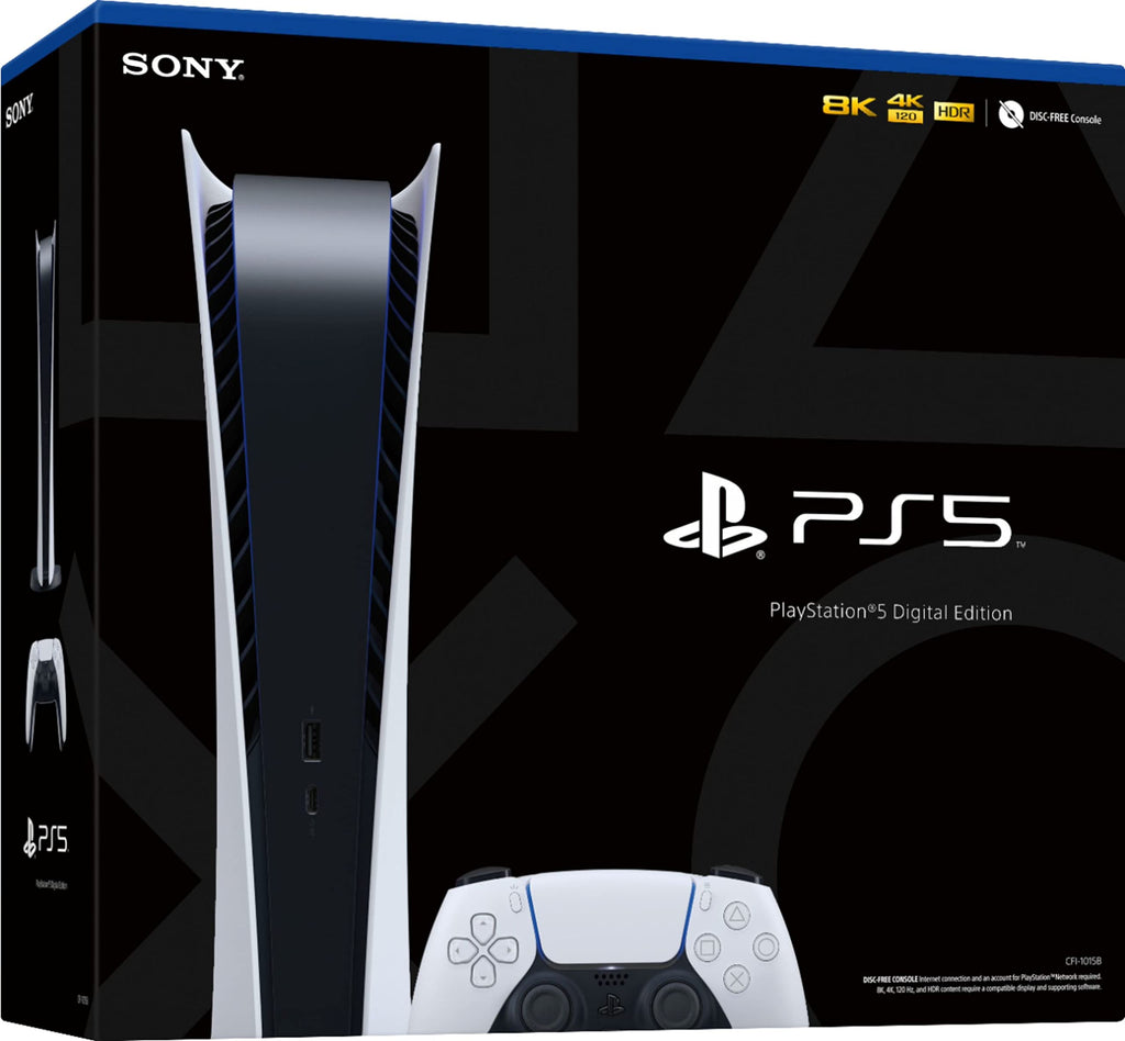 Playstation 5 Digital Edition Console with Additional Controller I828336