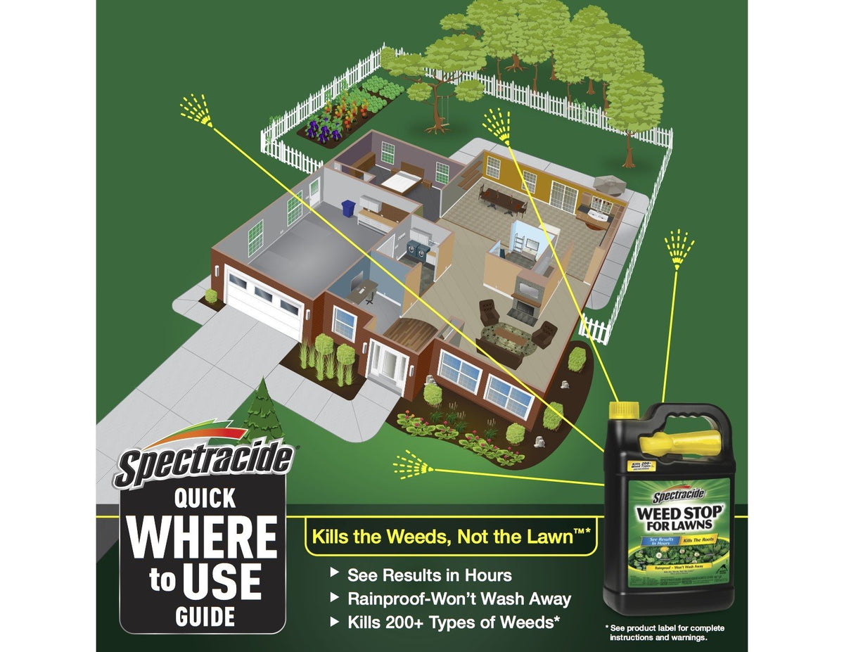 Weed Stop for Lawns Ready-to-Use Spray 1 Gal, 4 Pack V387