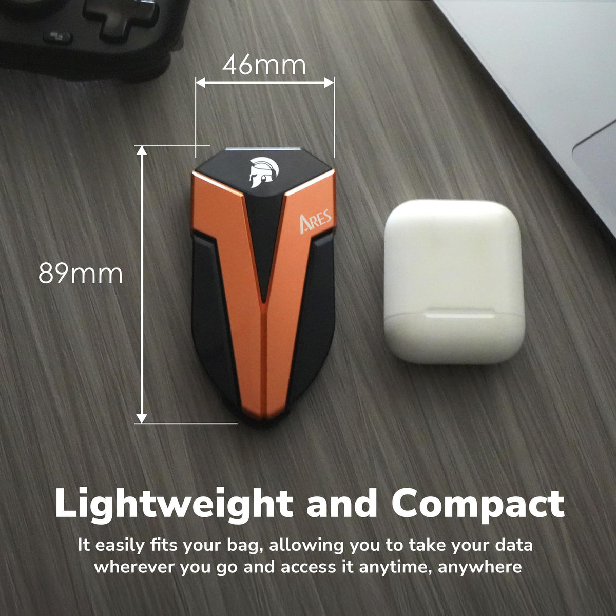 1TB IP67 Waterproof USB 3.2 Gen 2x2 Type C External SSD N62797
