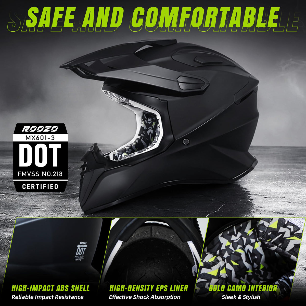 Youth Full Face Motocross Helmet B41205