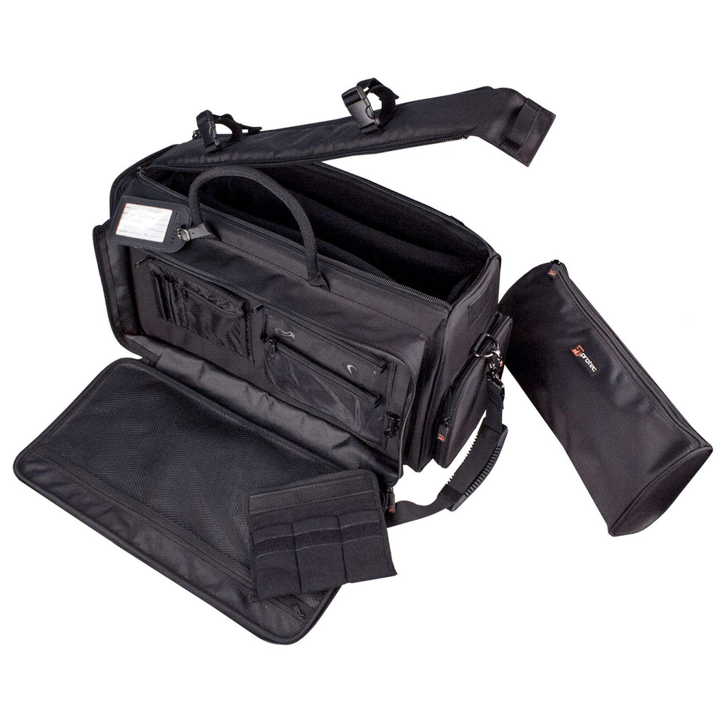 Triple Horn Gig Bag with Removable Mute Storage Bag Q379