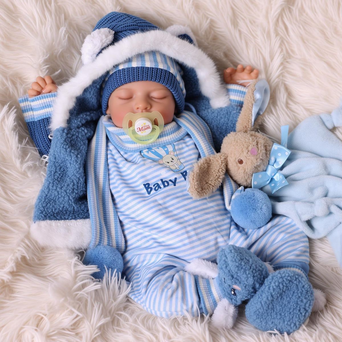 20 Inch Reborn Baby Dolls Boy Soft Body Z68377