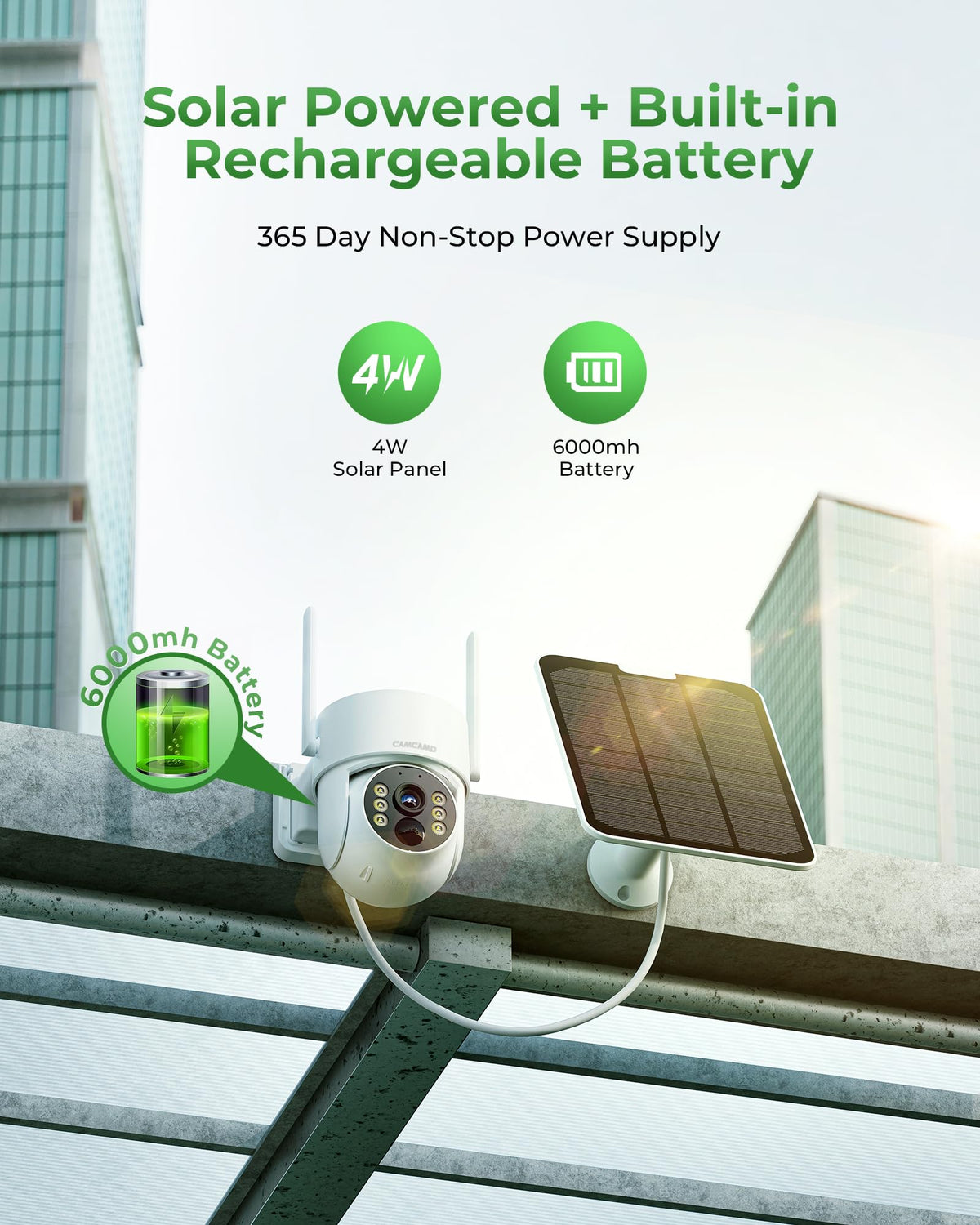 Solar Security Cameras Wireless Outdoor with 10" Monitor S1847