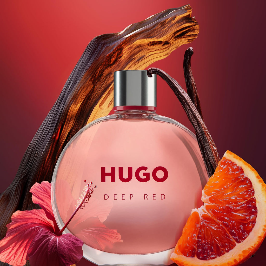 Deep Red Eau de Parfum Ambery Women's Perfume Q361