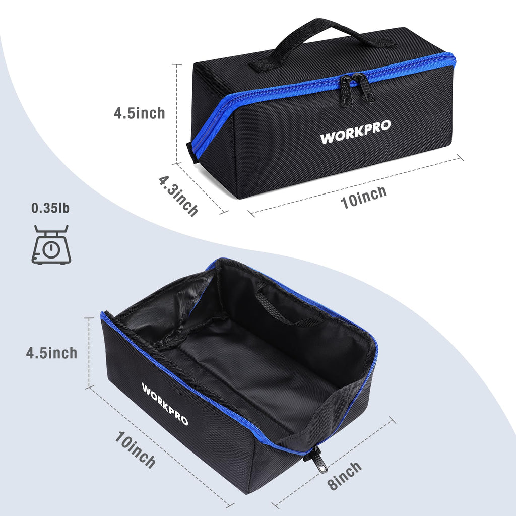 10" Wide Mouth Zipper Utility Tool Bag R826460