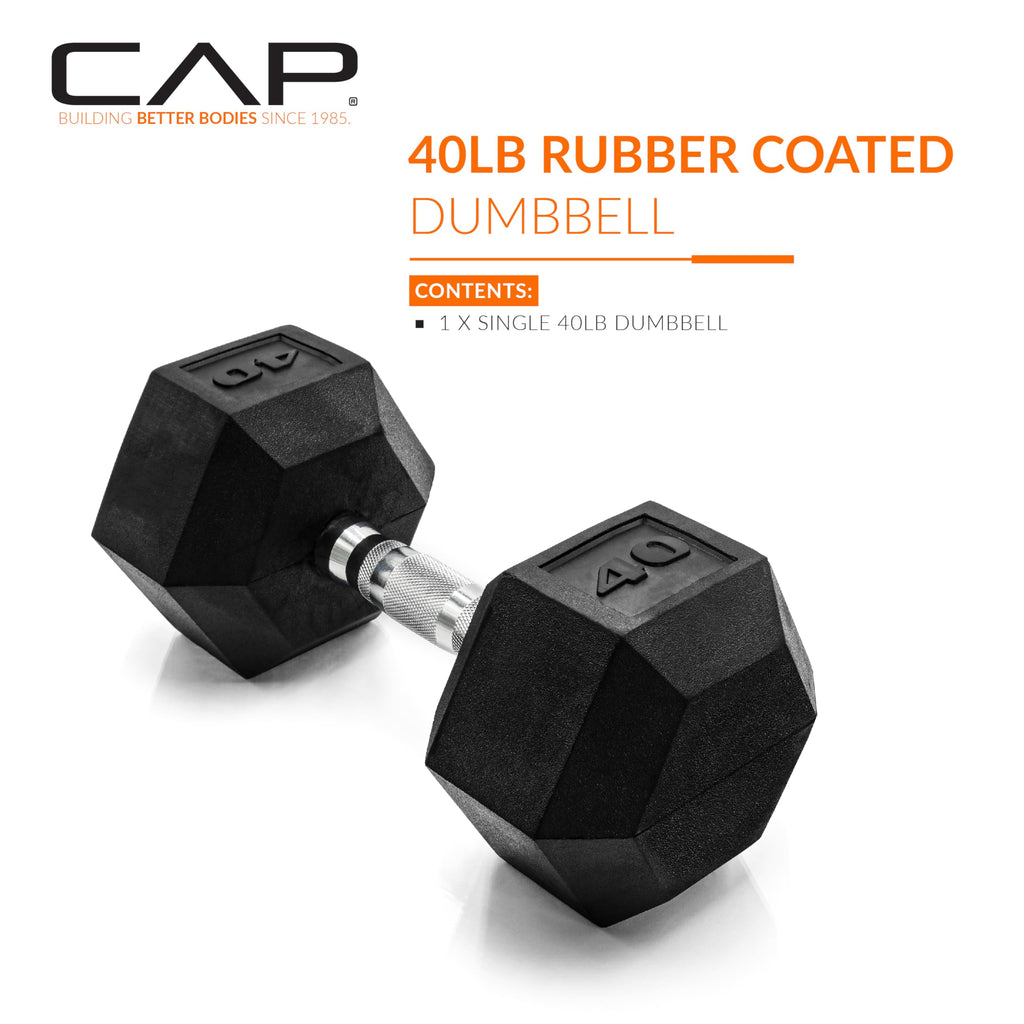 Rubber Coated Hex Dumbbell N671082