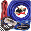 1/0 Gauge Amplifier Wiring Kit with 17 ft Power Wire V728