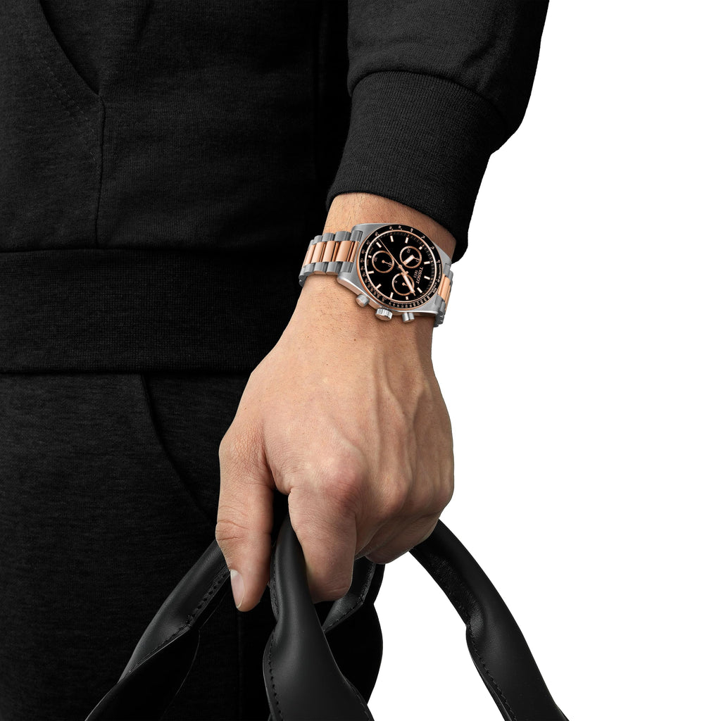 Black Dial 40mm Chronograph Men's Watch Q552881
