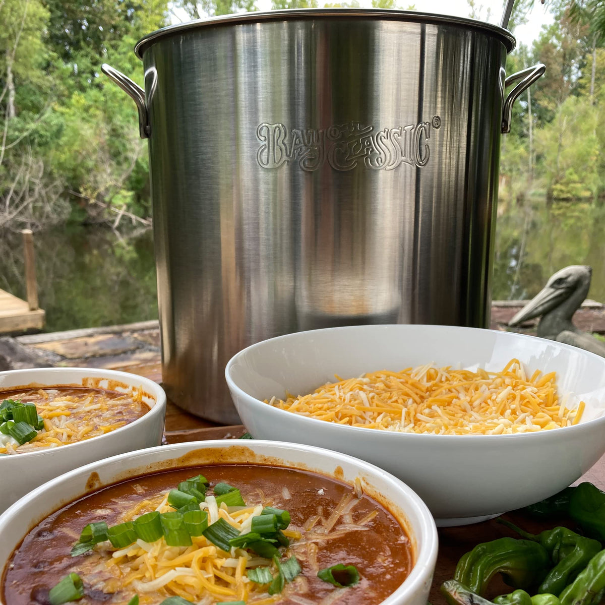 40-qt Stainless Stockpot with Domed Lid I78642