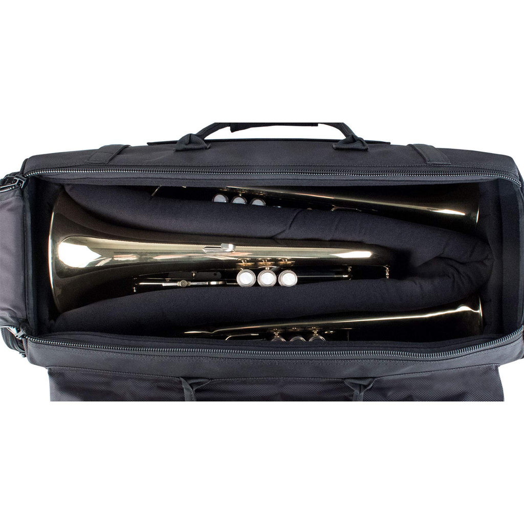 Triple Horn Gig Bag with Removable Mute Storage Bag Q379