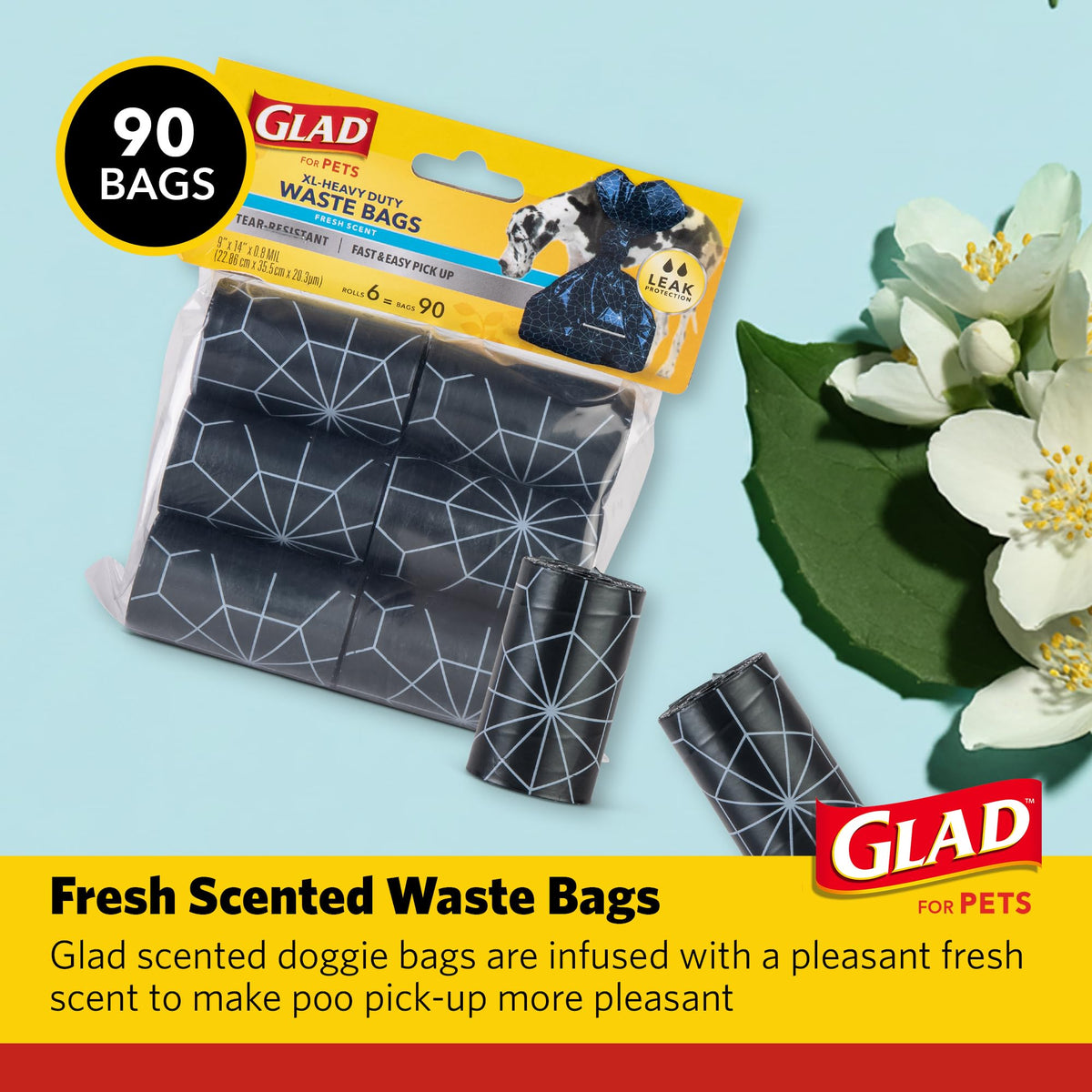Scented Dog Poop Bags 90 Count N335959