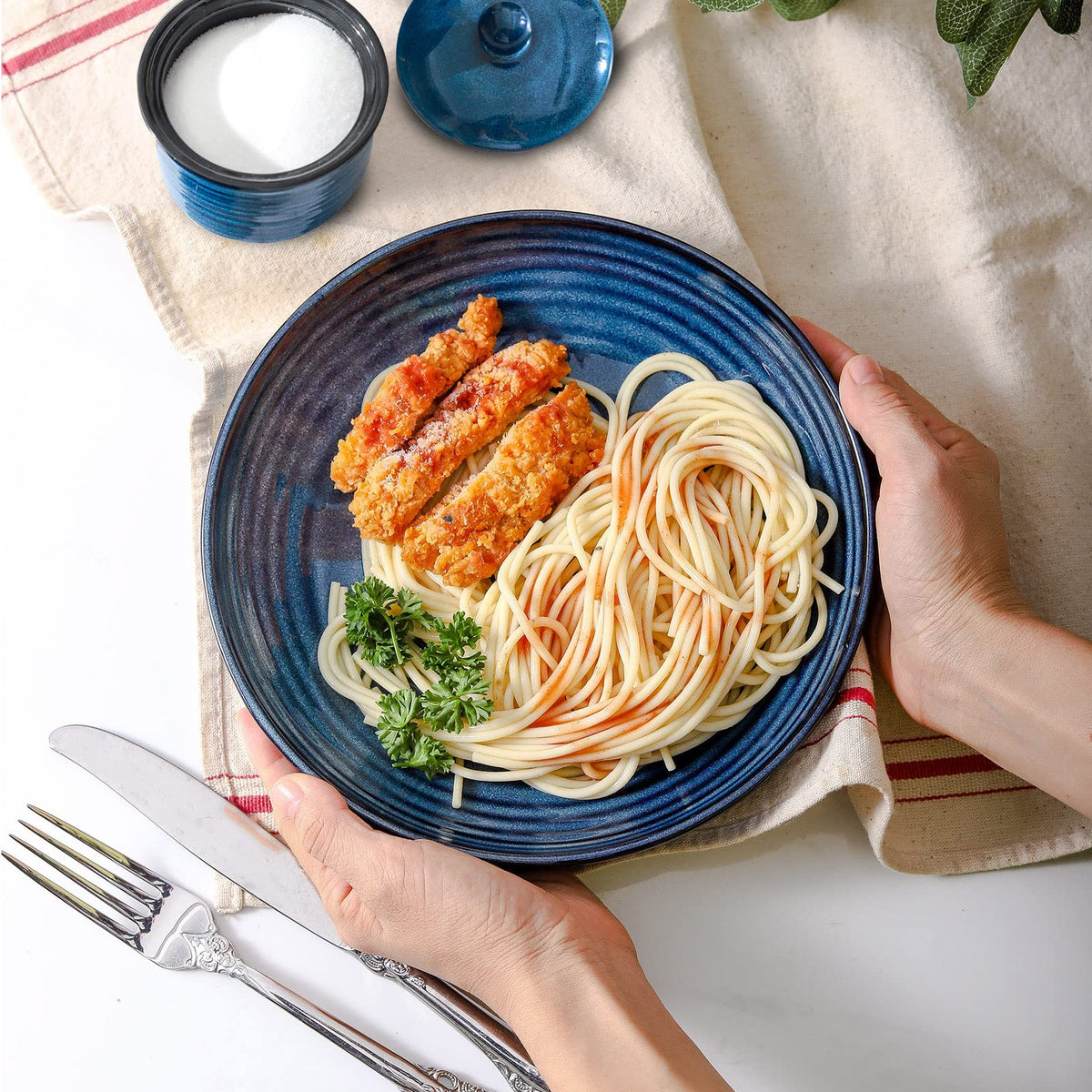 32 Oz Ceramic Serving Bowls Set of 4 K72825