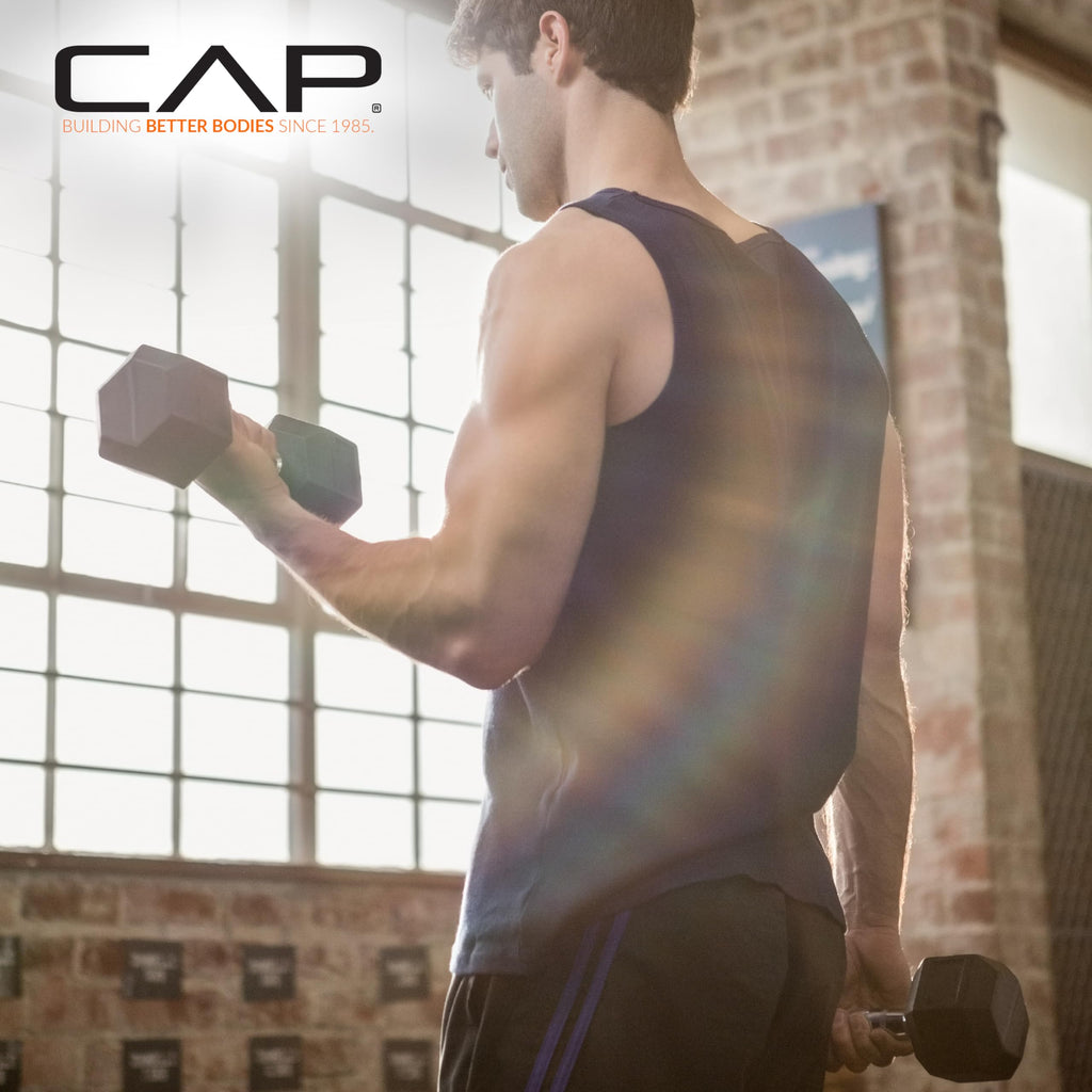 Rubber Coated Hex Dumbbell N671082