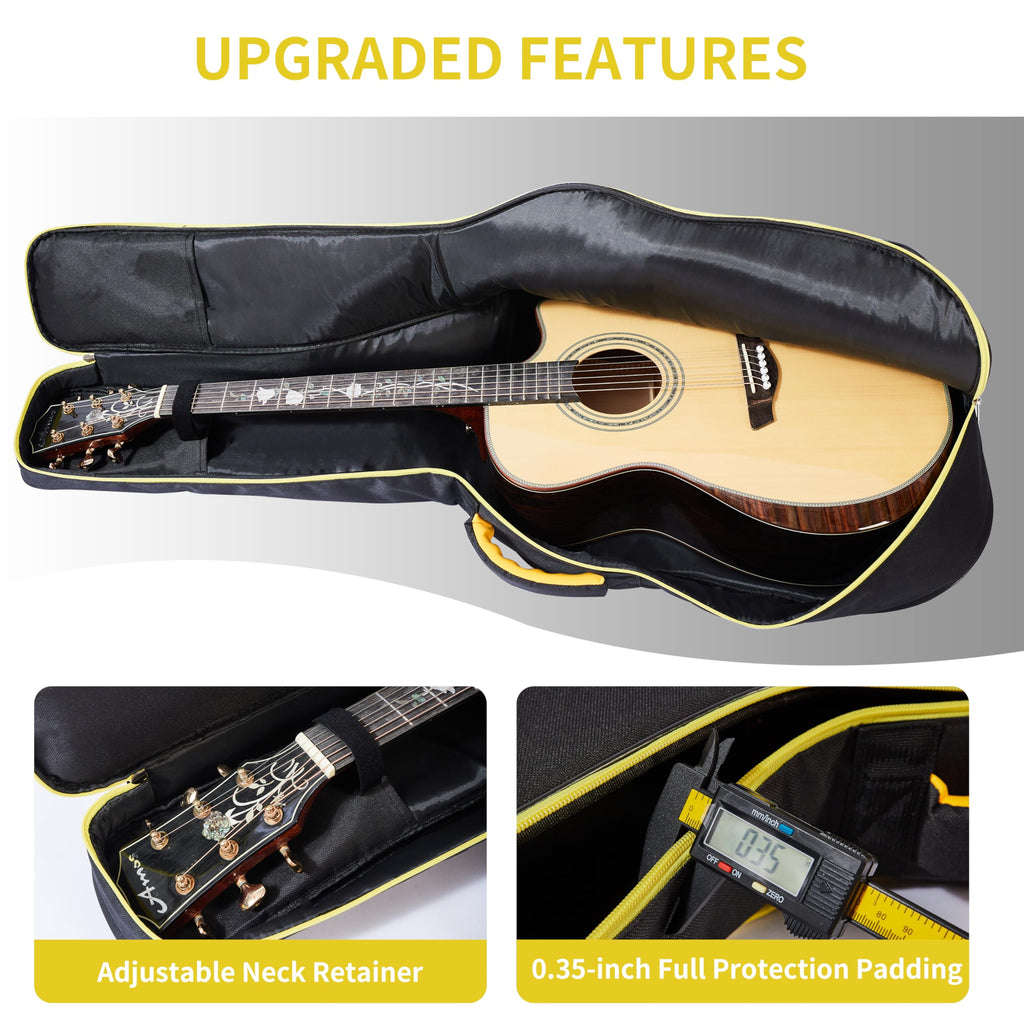 600D Waterproof Padded Acoustic Guitar Gig Bag O274