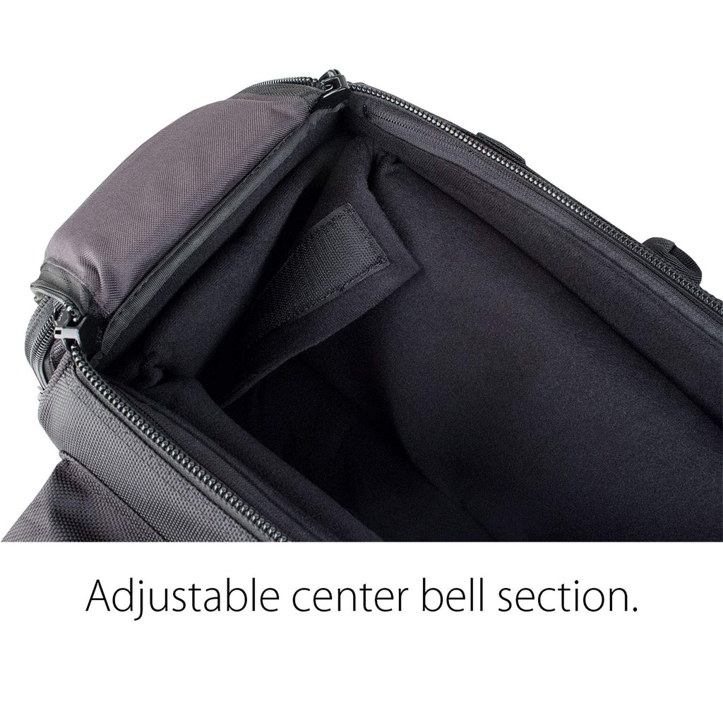 Triple Horn Gig Bag with Removable Mute Storage Bag Q379