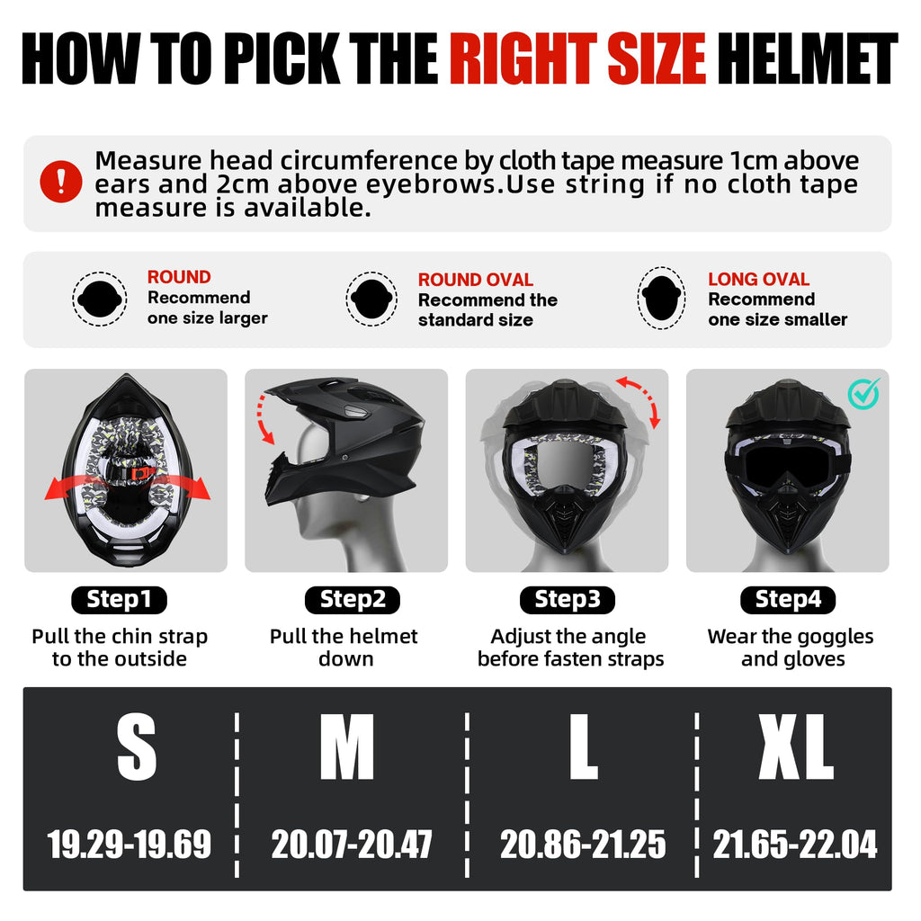 Youth Full Face Motocross Helmet B41205