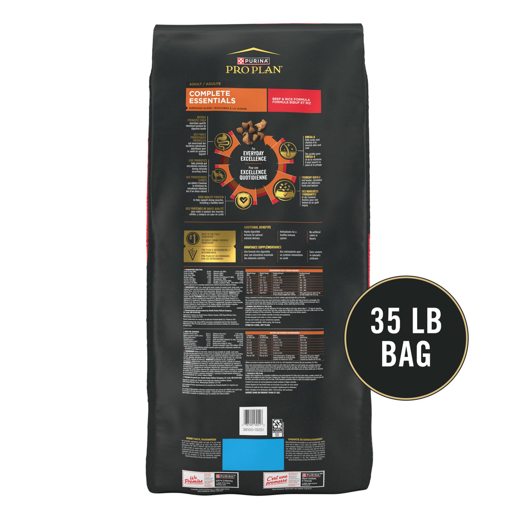 Beef & Rice Dry Dog Food 35 lb Bag I4673