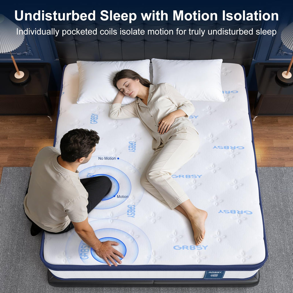 14 Inch Full Hybrid Mattress with Cooling Gel Memory Foam O25836