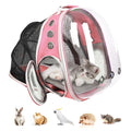 Expandable Pet Backpack Carrier for Under 15 lbs (Pink) J832