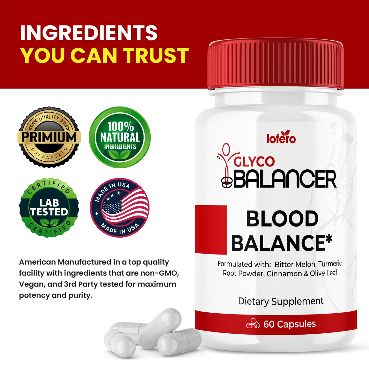 2 Pack Glyco Balancer Capsules 120ct H8523