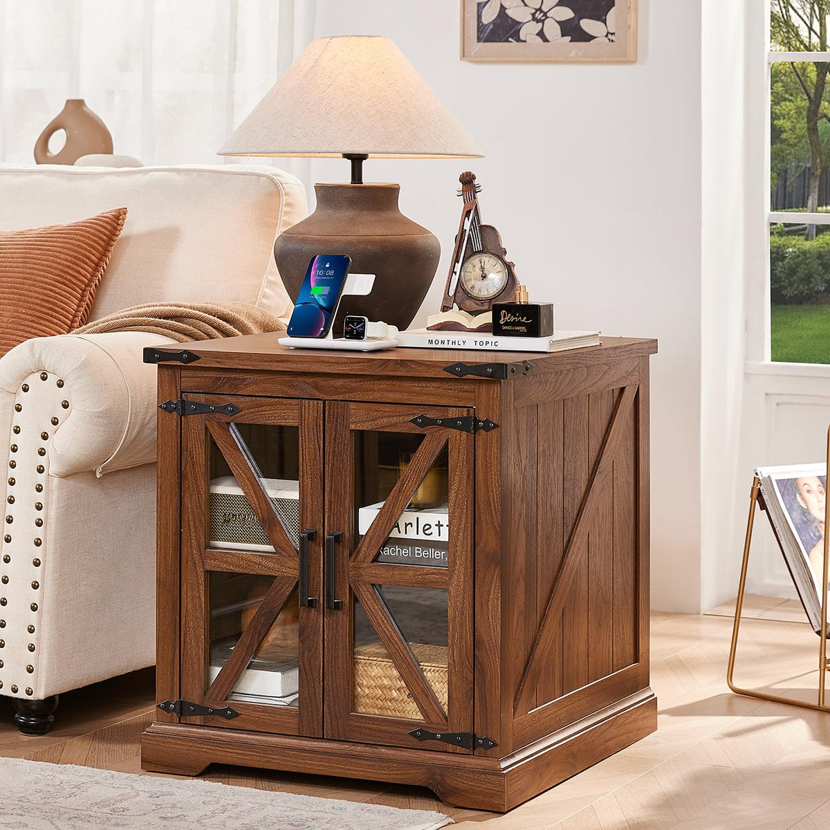 24'' End Table Set 2 with Charger T53463