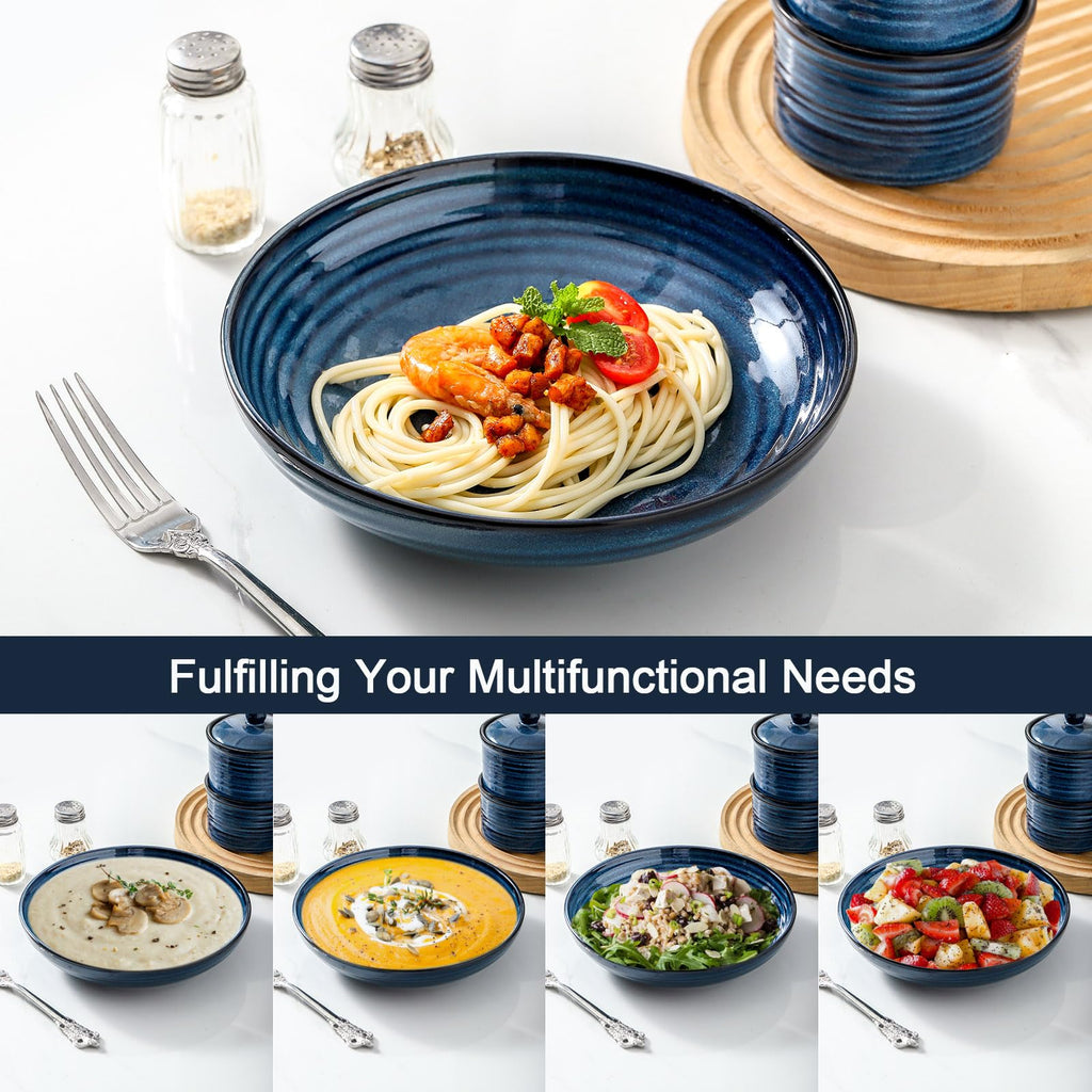 32 Oz Ceramic Serving Bowls Set of 4 K72825
