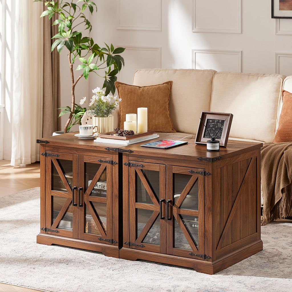 24'' End Table Set 2 with Charger T53463