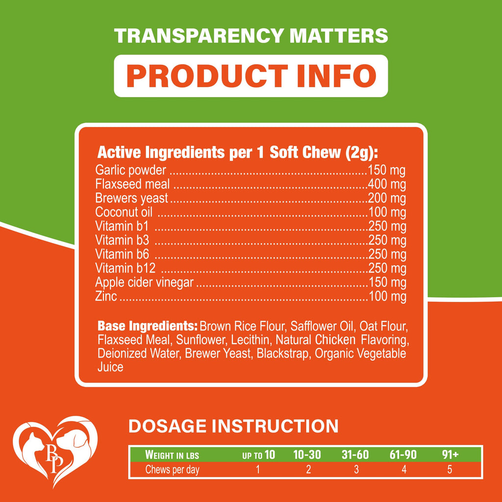 Chewable Flea and Tick Prevention Pills for Dogs J898514