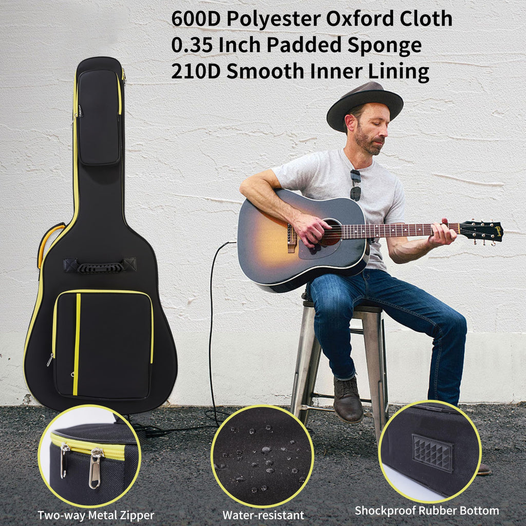 600D Waterproof Padded Acoustic Guitar Gig Bag O274